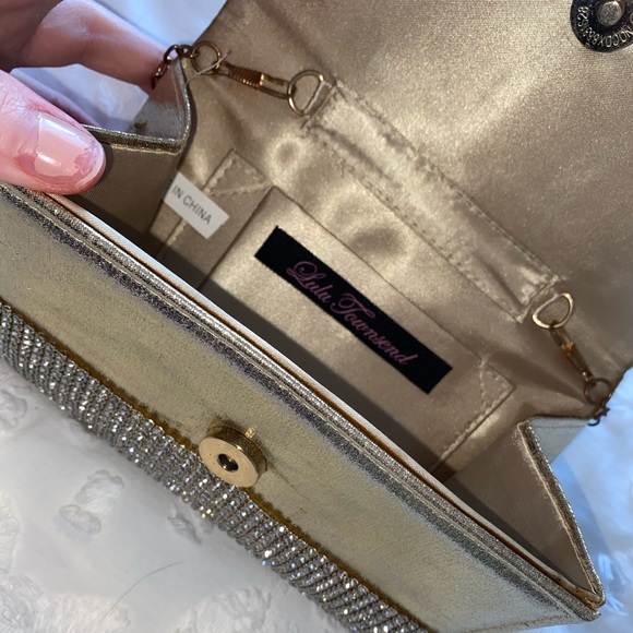 White Rhinestone Bag - Picture 6 of 6